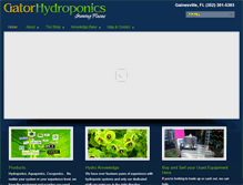 Tablet Screenshot of gatorhydroponics.com